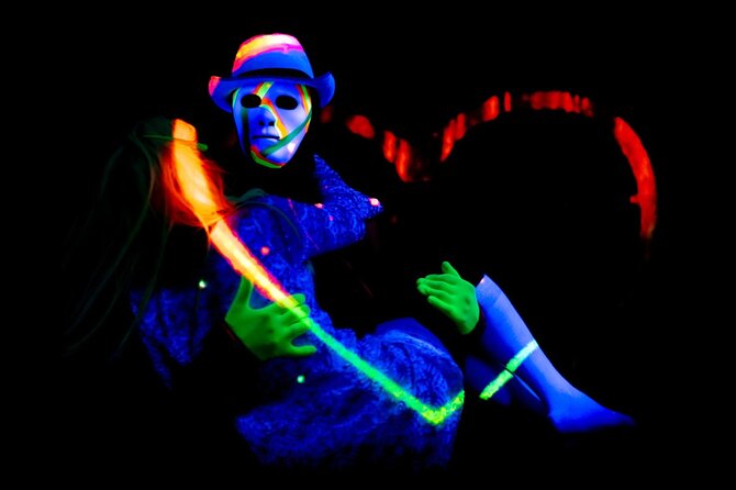 Underground Black Light Theatre Interactive Show in Prague - What makes HILT a different kind of Prague theatre