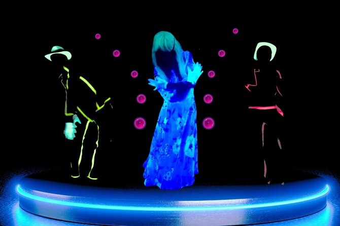 Underground Black Light Theatre Interactive Show in Prague - Timing and comfort: a 1 hour 10 minute show at 8:30 pm