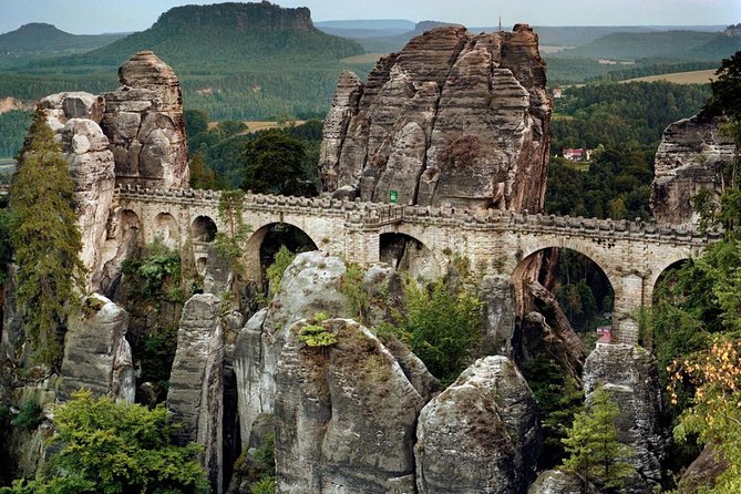 Unforgettable Private tour to Dresden and Saxon Switzerland from Prague - Stop 1: Bastei Bridge and Saxon Switzerland National Park