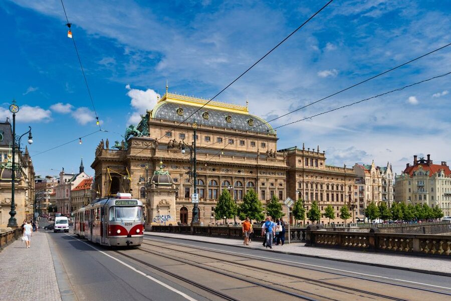Walking tour of Prague in French : Nové Město - Key highlights at a glance