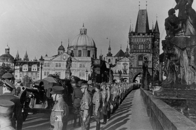 WWII Secrets of Prague: Small Group Tour with Crypt Visit - Republic Square to Czechoslovakia context, the story behind the setting